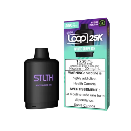 WHITE GRAPE ICE - STLTH LOOP 25K Pod