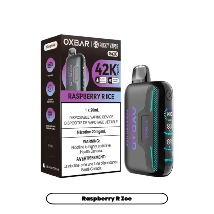 OXBAR Rocky Vapor G42K Disposable Vape - Raspberry R Ice