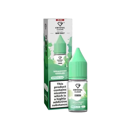 Spearmint Cooler Nic Salt E-Liquid by Crystal Clear