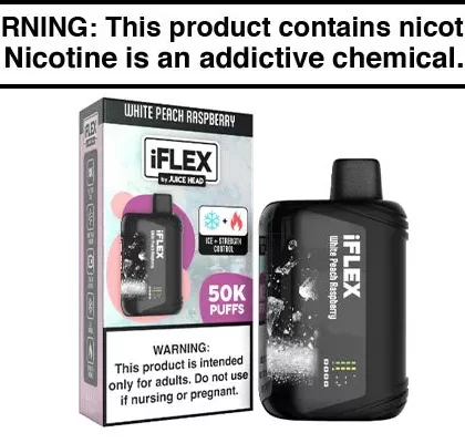 JUICE HEAD IFLEX MELATINE DISPOSABLE VAPE – 50,000 PUFFS