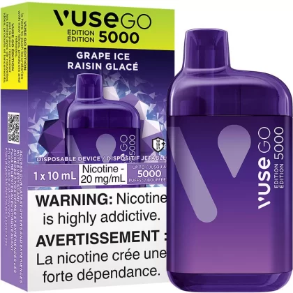 Vuse Go 2.0 5000 Grape Ice 20mg Disposable (Provincial)