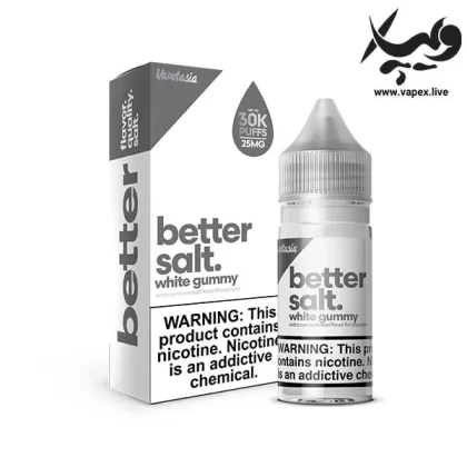 سالت بترسالت وایت گامی ویپتاسیا Vapetasia Better Salt White Gummy