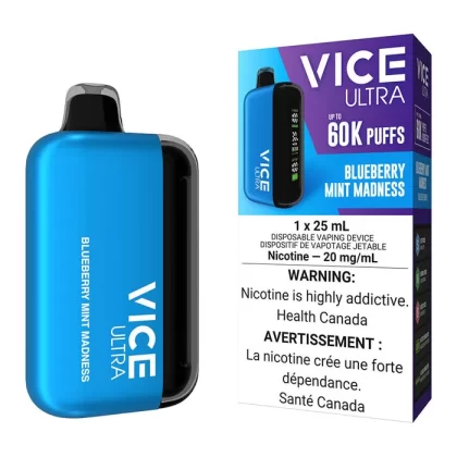 VICE Ultra 60K Disposable Vape - Bluberry Mint Madness