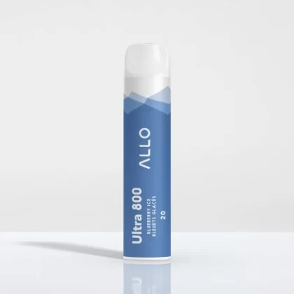 Allo Ultra 800 Disposable Vape – Blueberry Ice | 800 Puffs | 3.8mL