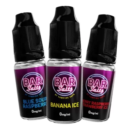 10x Bar Salts By Vampire Vape Nic Salts – Multibuy Deals – 10ml – TPD