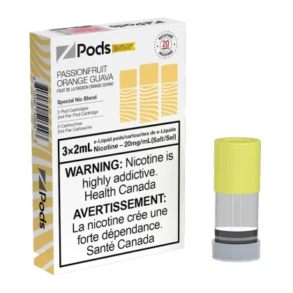 Z POD 2% 3 X 2ML – PASSION FRUIT ORANGE GUAVA