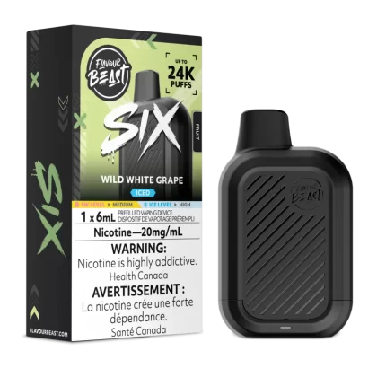 Wild White Grape - Flavour Beast SIX Disposable