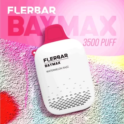 2x Flerbar Baymax 3500 Disposable Vape 650mAh Rechargeable – Nicotine – Mix & Match