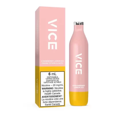 Vice 2500 Strawberry Lemon Ice 20mg/mL disposable provincial