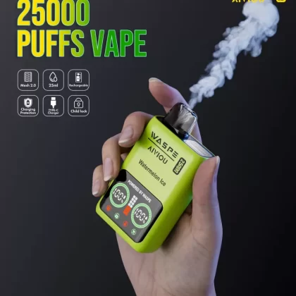 WASPE Aiviou 25k puff Original 25000 Puffs Vape With Child Lock