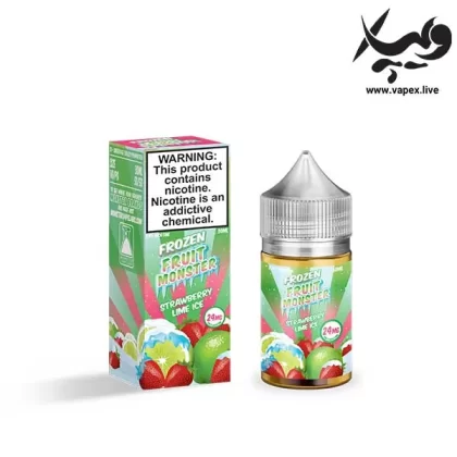 سالت لیمو توت فرنگی یخ فروت مانستر Frozen Fruit Monster Strawberry Lime ICE