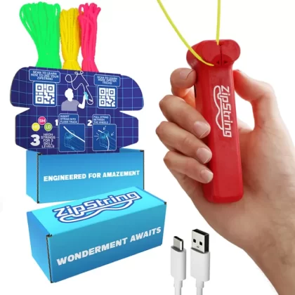 ZIPSTRING ORIGINAL – RED Smart floating rope toy