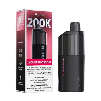 ALLO Nuud 200K Disposable Vape - Lychee Blossom (ON)