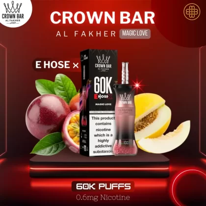 Al Fakher Crown Bar 60K Puffs Magic Love Disposable Vape
