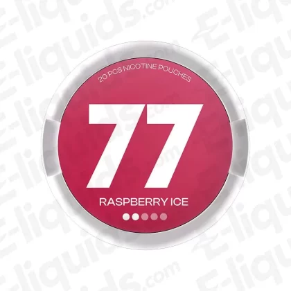 77 Raspberry Ice Nicotine Pouches