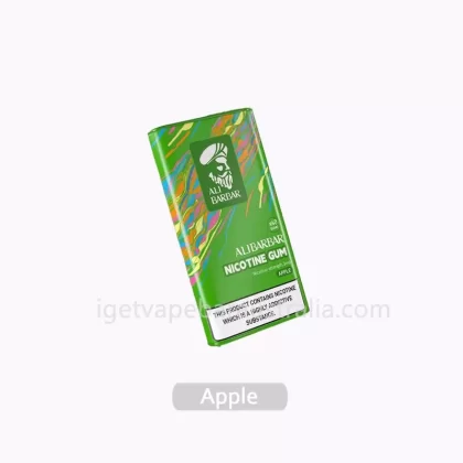 Alibarbar Nicotine Gum Apple Refreshing Apple Flavor Gum