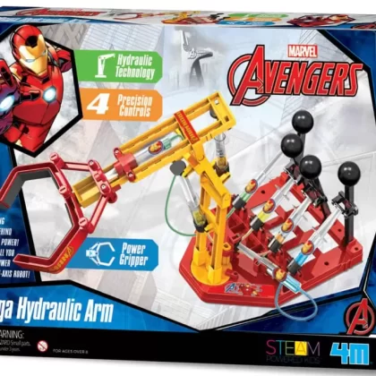 4M Marvel Avengers Mega Hydraulic Arn ชุดของเล่นสร้างแขนหุ่น