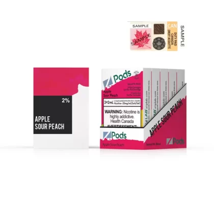 Z pods STLTH Compatible - Apple Sour Peach