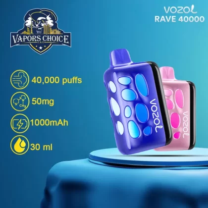 VOZOL RAVE 40K DISPOSABLE VAPE (Dual Power Mode)