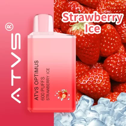 ATVS OPTIMUS Disposable Vape 600 Puffs – Strawberry Ice