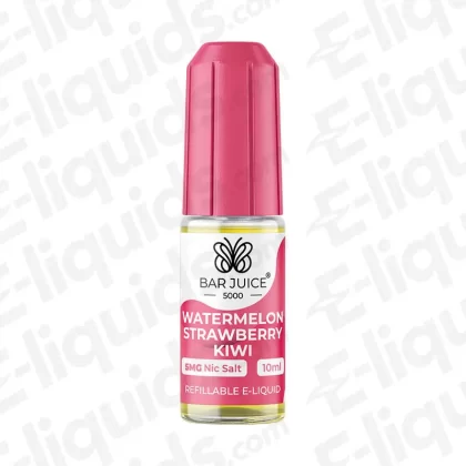 Bar Juice 5000 Watermelon Strawberry Kiwi Nic Salt Clearance