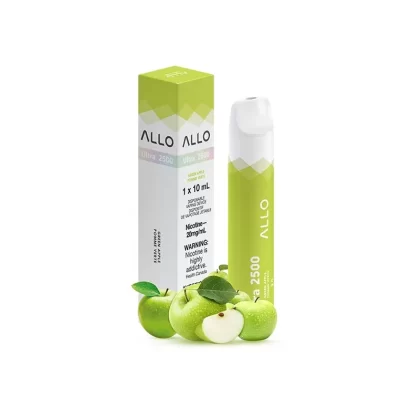ALLO Ultra 2500 Disposable Vape - Green Apple