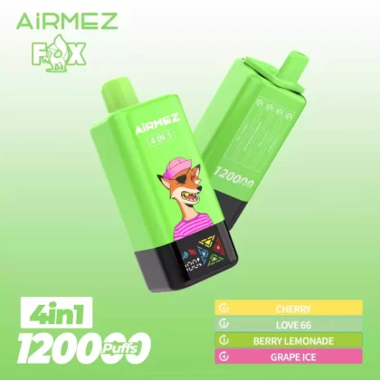 AIRMEZ FOX 120000 Puffs 4 IN 1 Taste Disposable Vape Wholesale