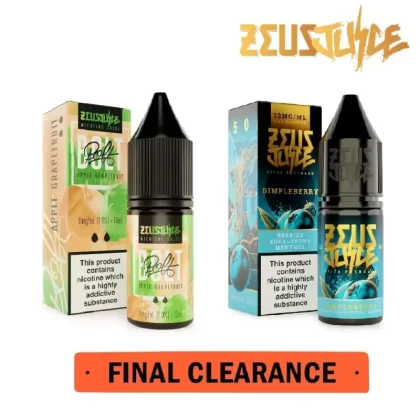 Zeus Juice Nic Salt Clearance 10ml
