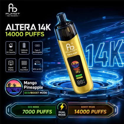 Wholesale Fumot Altera 14000 Puffs Disposable Vape Europe Instock