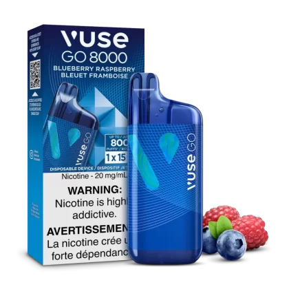 Vuse GO 8000 Disposable Vape - Blueberry Raspberry