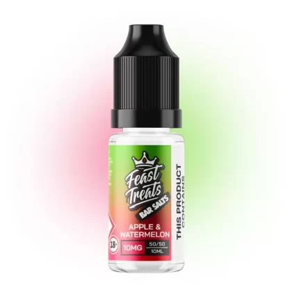 Apple & Watermelon Feast Treats Bar Salts - 10ml Nic Salt E-Liquid