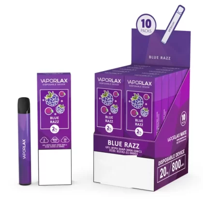 Vaporlax Mate 800 Puff Disposable Vape Wholesale Compact Efficient Design