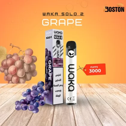 Waka Solo 2 Grape 18mg/ml-3000 puffs