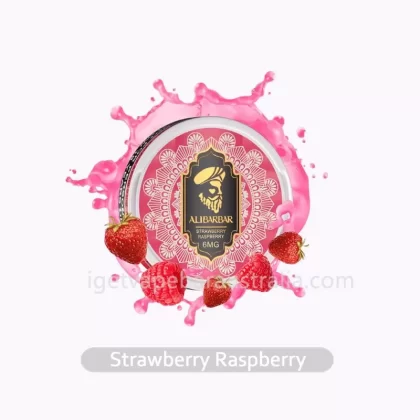 Alibarbar 24mg Nicotine Pouches Strawberry Raspberry Delight