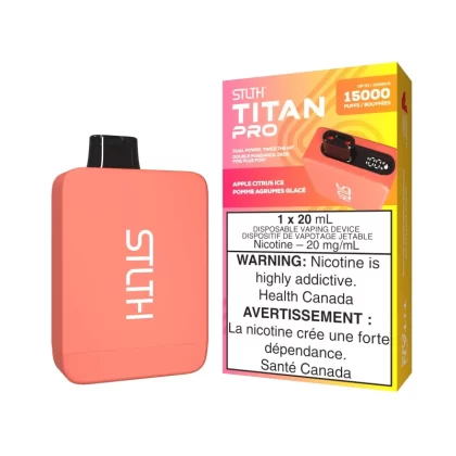 Apple Citrus Ice STLTH Titan Pro – Disposable Vape
