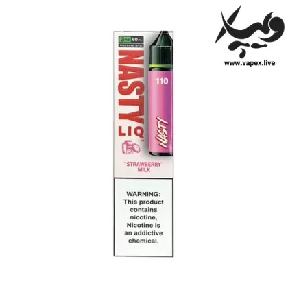 جویس شیر توت فرنگی نستی Nasty LIQ 110 Strawberry Milk