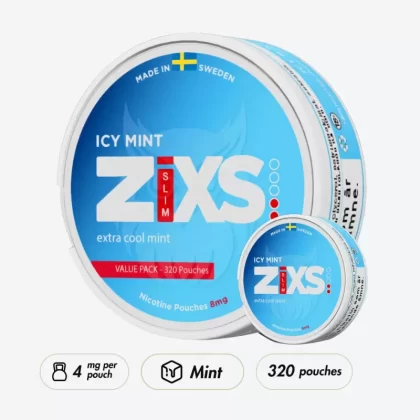 ZIXS Icy Mint Jumbo Can 4mg
