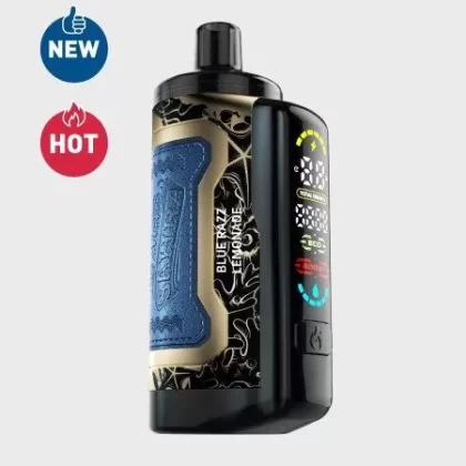 Airis Sahra 30k Puffs Disposable Vape Wholesale | 800mAh Battery,Bi-Mode, HD Digital Display, USB-C Rechargeable, Leather Grip