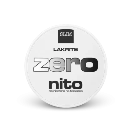 Zeronito sáčky bez nikotinu Lakrits Slim