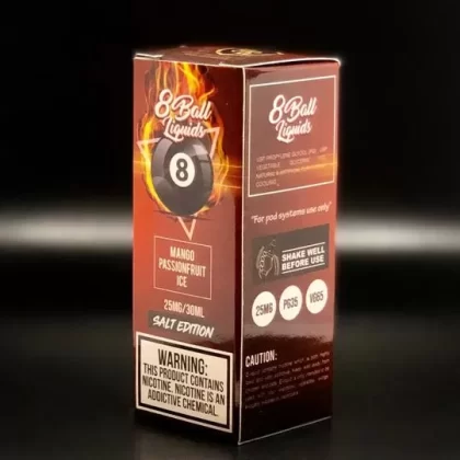 8 Ball Salts - Mango Passionfruit | Nic Salts (30ml)