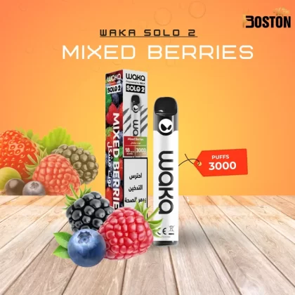 Waka Solo 2 Mixed Berries 18mg/ml-3000 puffs