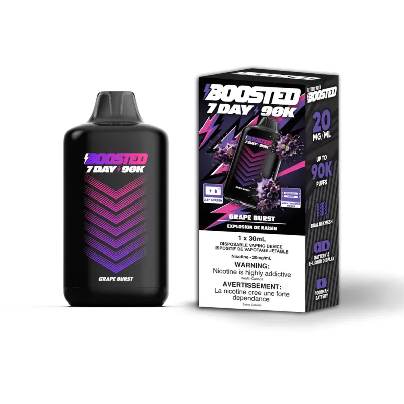 Boosted 7 Day 90K Disposable - Grape Burst