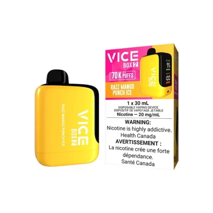 VICE Box 2 70K - Razz Mango Punch Ice | 70,000 Puffs | 30mL