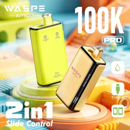 WASPE Double Option 100K Pro Disposable Vape Wholesale