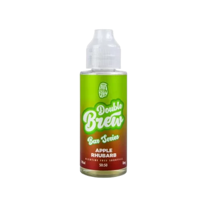 Apple Rhubarb Shortfill E-Liquid by Double Brew Bar Series 100ml