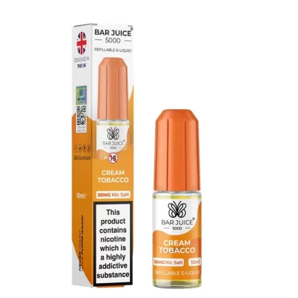 Bar Juice 5000 Cream Tobacco Nic Salt