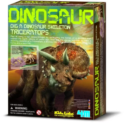 4M Dinosaur – Dig A Triceratops Skeleton ชุดของเล่นไดโนเสาร์