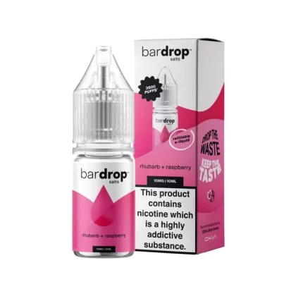 Bar Drop Rhubarb Raspberry Nic Salts