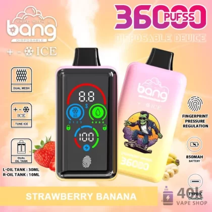 Bang 36000 Ice Blending Vape: Adjustable Ice & 36K Puffs