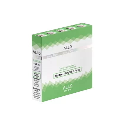 ALLO Ultra Lemon Lime Cranberry 8mL 2500 Puffs 10 mg